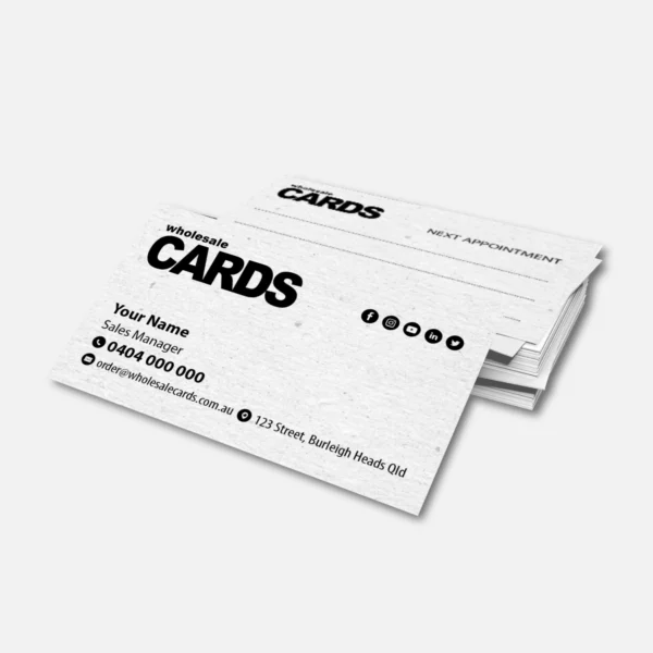 recycled business cards