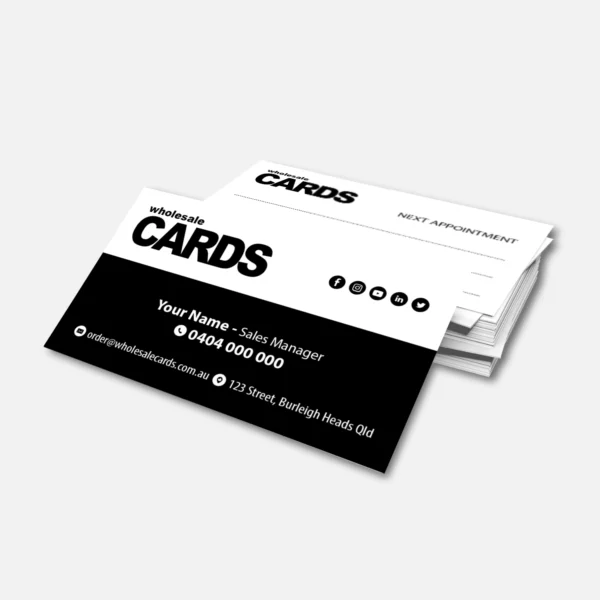 eggshell business cards